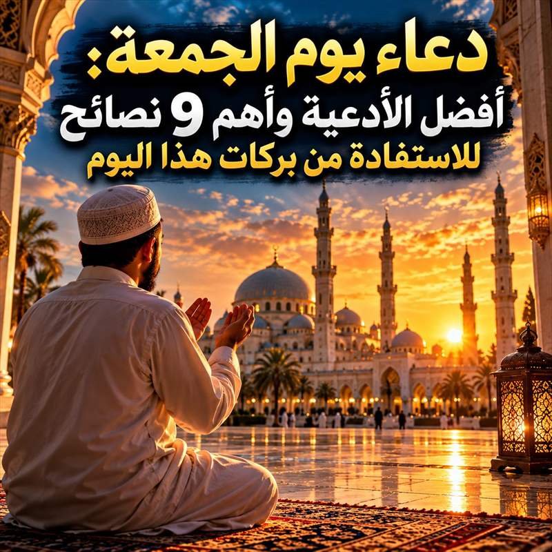 دعاء يوم الجمعة وأفضل الأدعية ونصائح الاستفادة من بركات اليوم