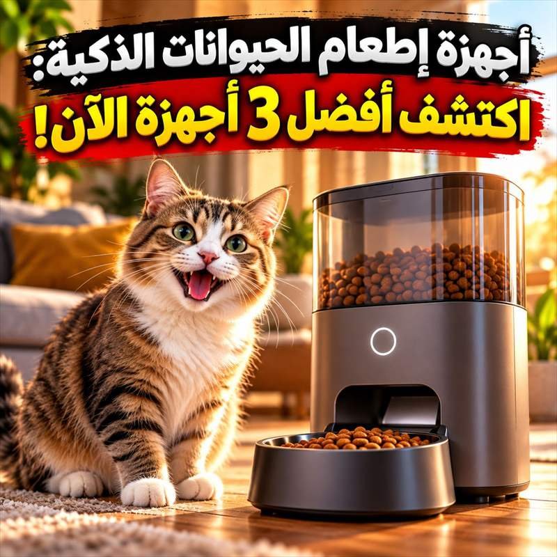 أجهزة إطعام الحيوانات الذكية وأفضل أجهزة الإطعام