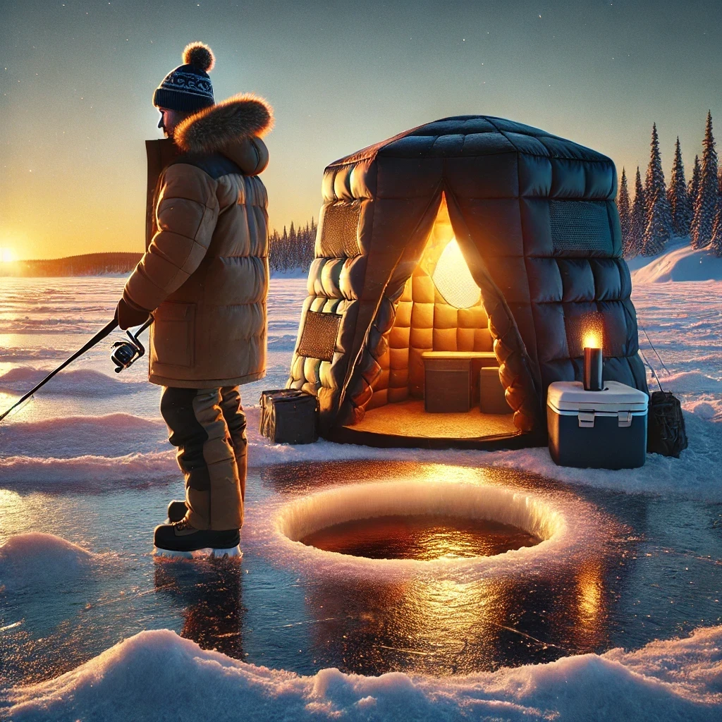 ice fishing