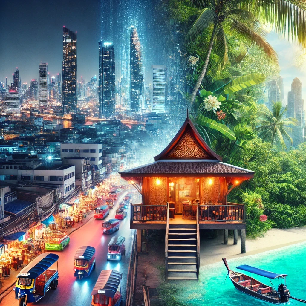Thailand tourism - Vibrant City Life vs. Tranquil Retreats