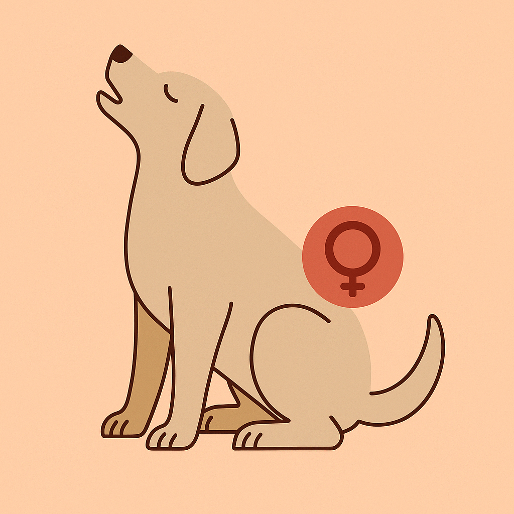 Dog's heat cycle