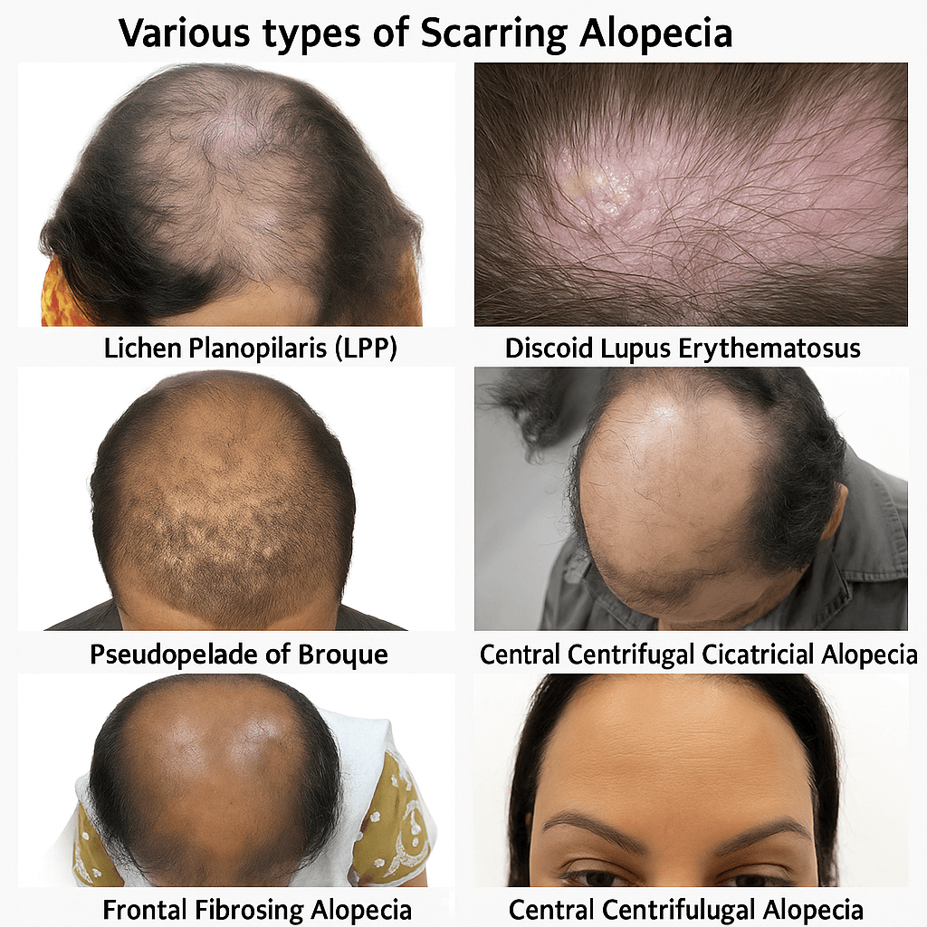 Scarring alopecia - الثعلبة الندبية 1