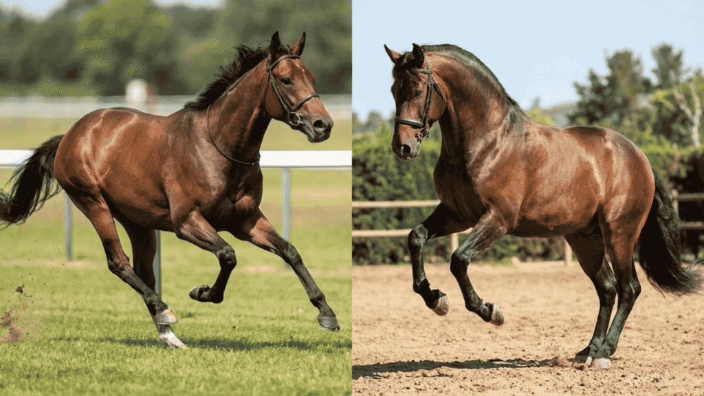 Movement and Performance in purebred horse breeds