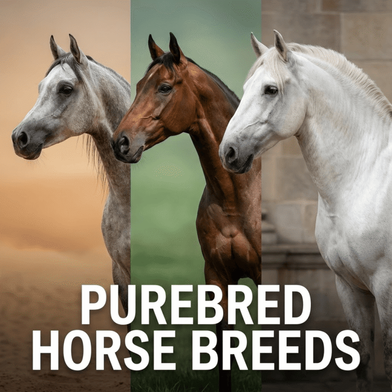 Purebred horse breeds