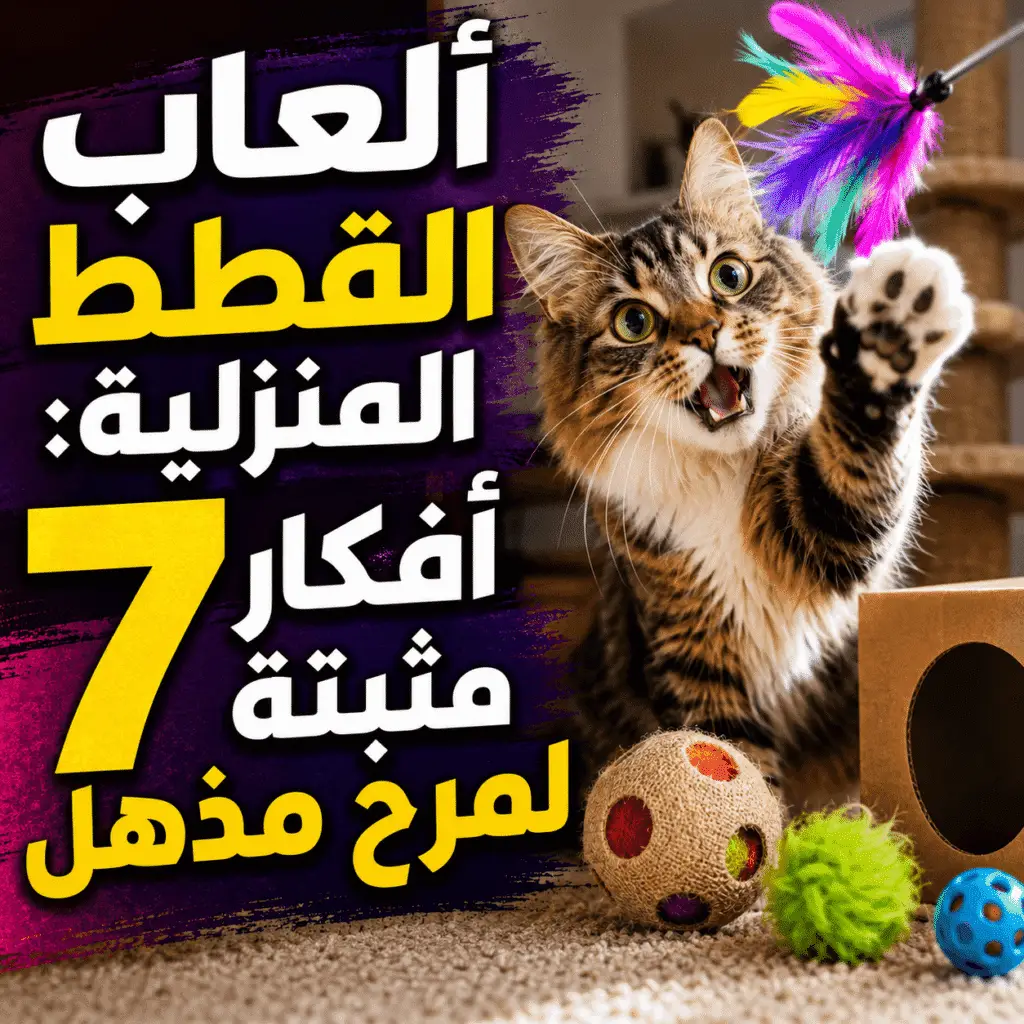 ألعاب القطط المنزلية