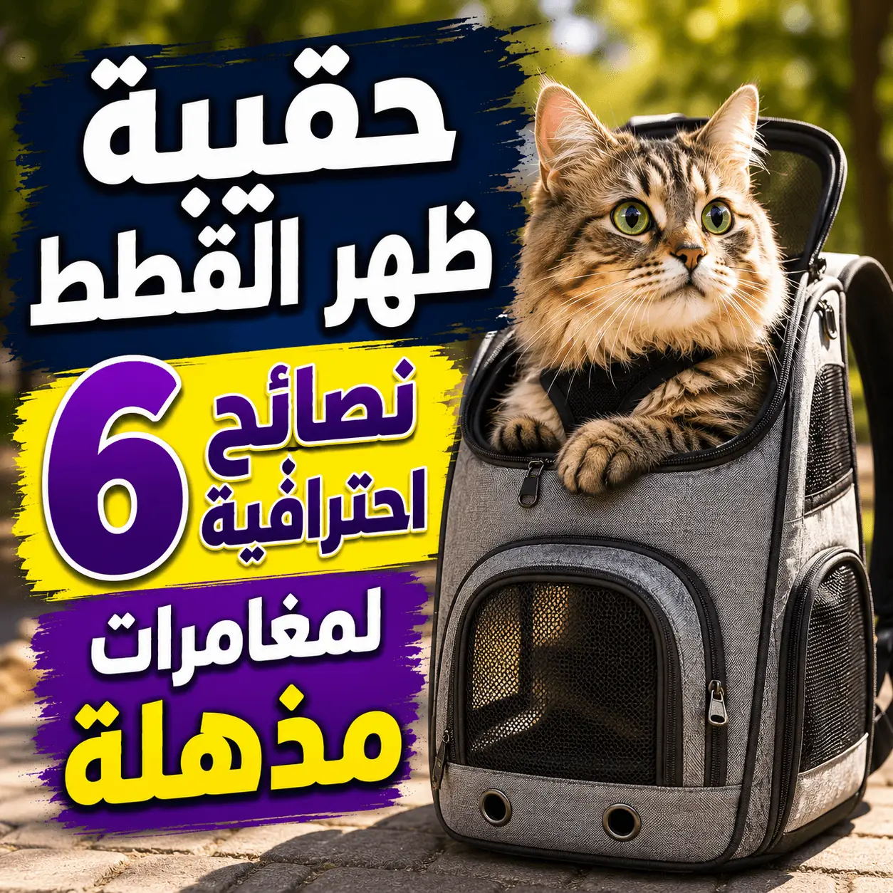 حقيبة ظهر القطط