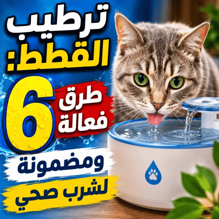 ترطيب القطط