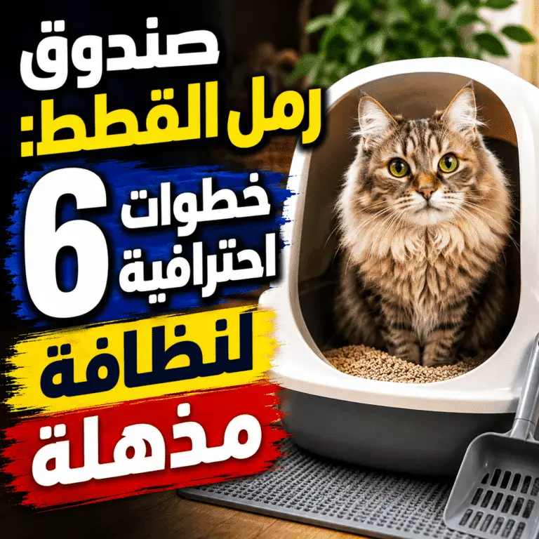 صندوق رمل القطط
