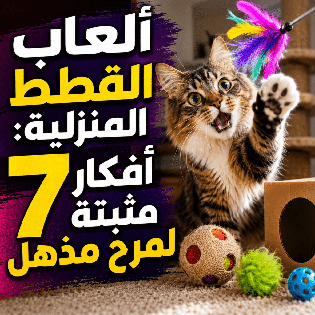 ألعاب القطط المنزلية