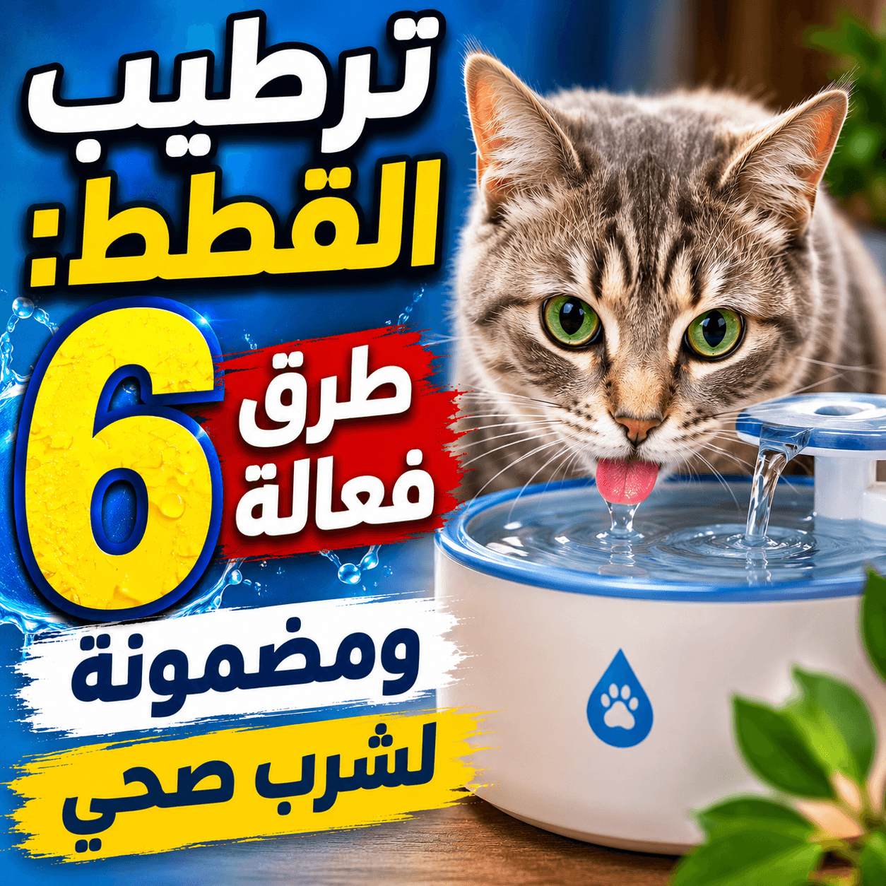ترطيب القطط