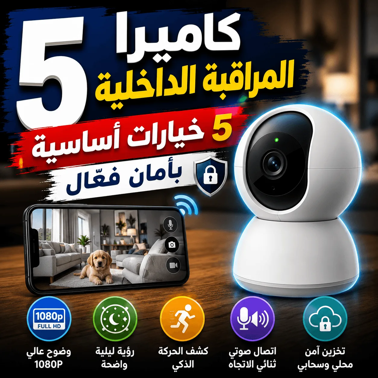 كاميرا المراقبة الداخلية