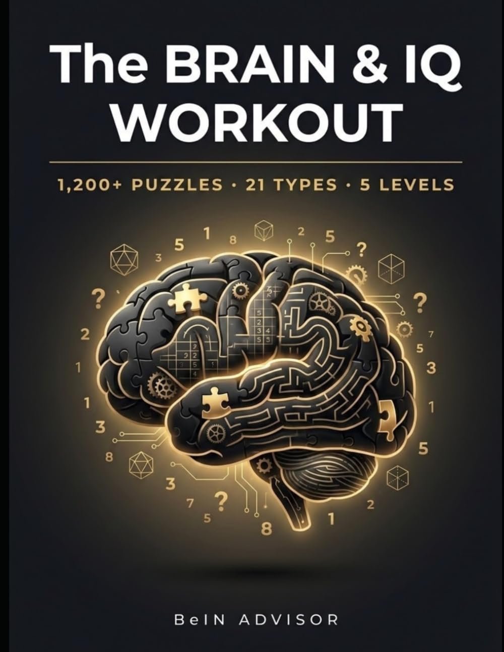 Brain & IQ Workout brain training book cover