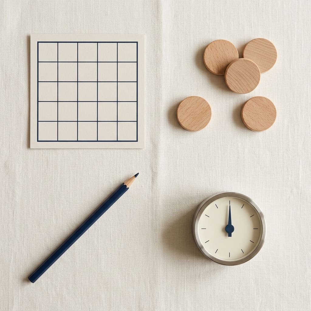 Simple tools laid out for daily memory retention exercises