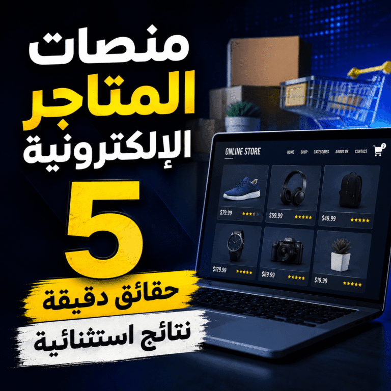 منصات المتاجر الإلكترونية