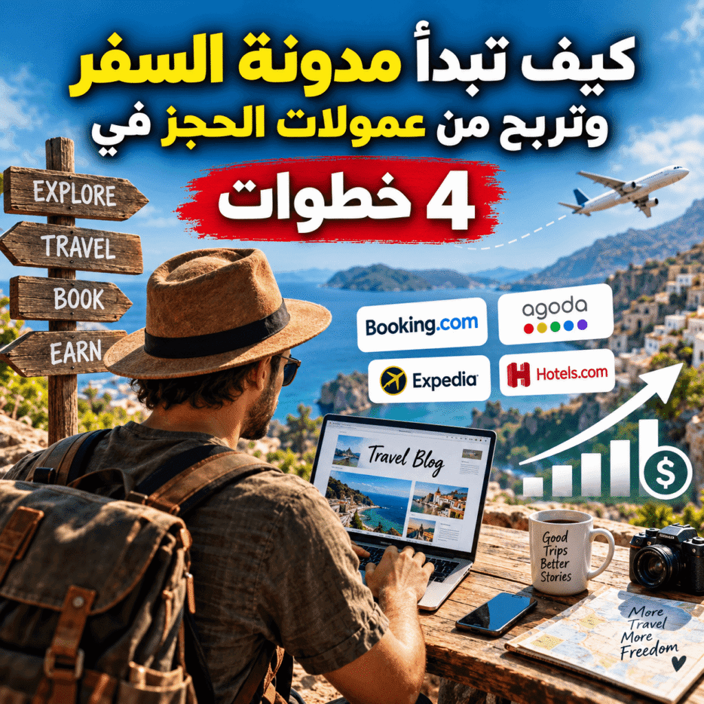 كيف تبدأ مدونة السفر وتربح في 4 خطوات