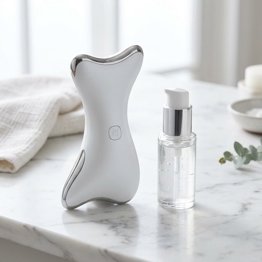 جهاز CurrentBody Skin أحد أجهزة التيار الدقيق مع جل التوصيل