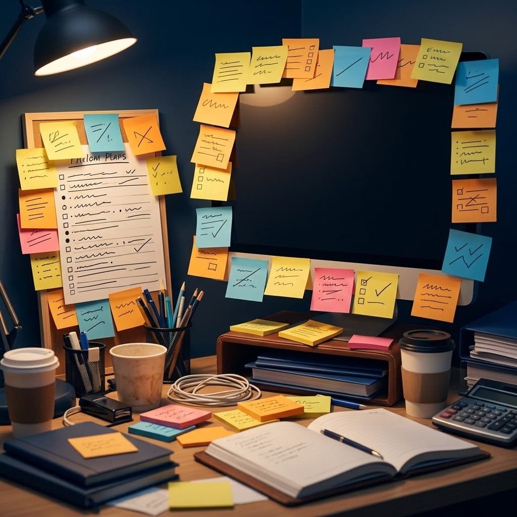 علامات جدول أعمال ممتلئ يشير إلى استعداد المستقل للتوسع لوكالة