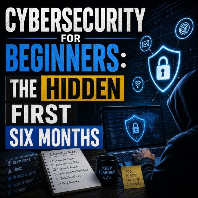 Cybersecurity for beginners: the hidden first six months