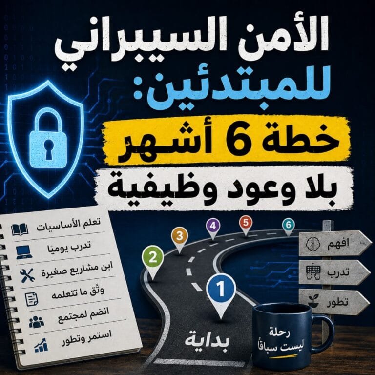 الأمن السيبراني للمبتدئين: خطة ستة أشهر بلا وعود وظيفية