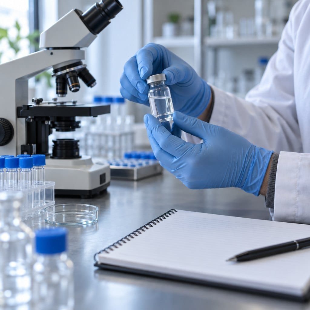 nad injection laboratory vial of nicotinamide adenine dinucleotide solution for delivery research