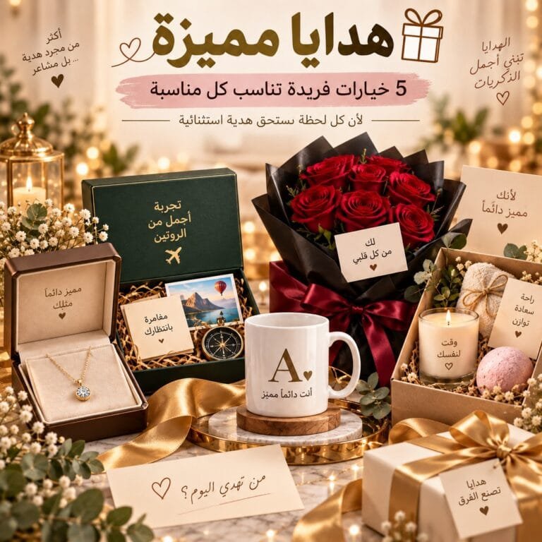 هدايا مميزة: 5 خيارات فريدة تناسب كل مناسبة