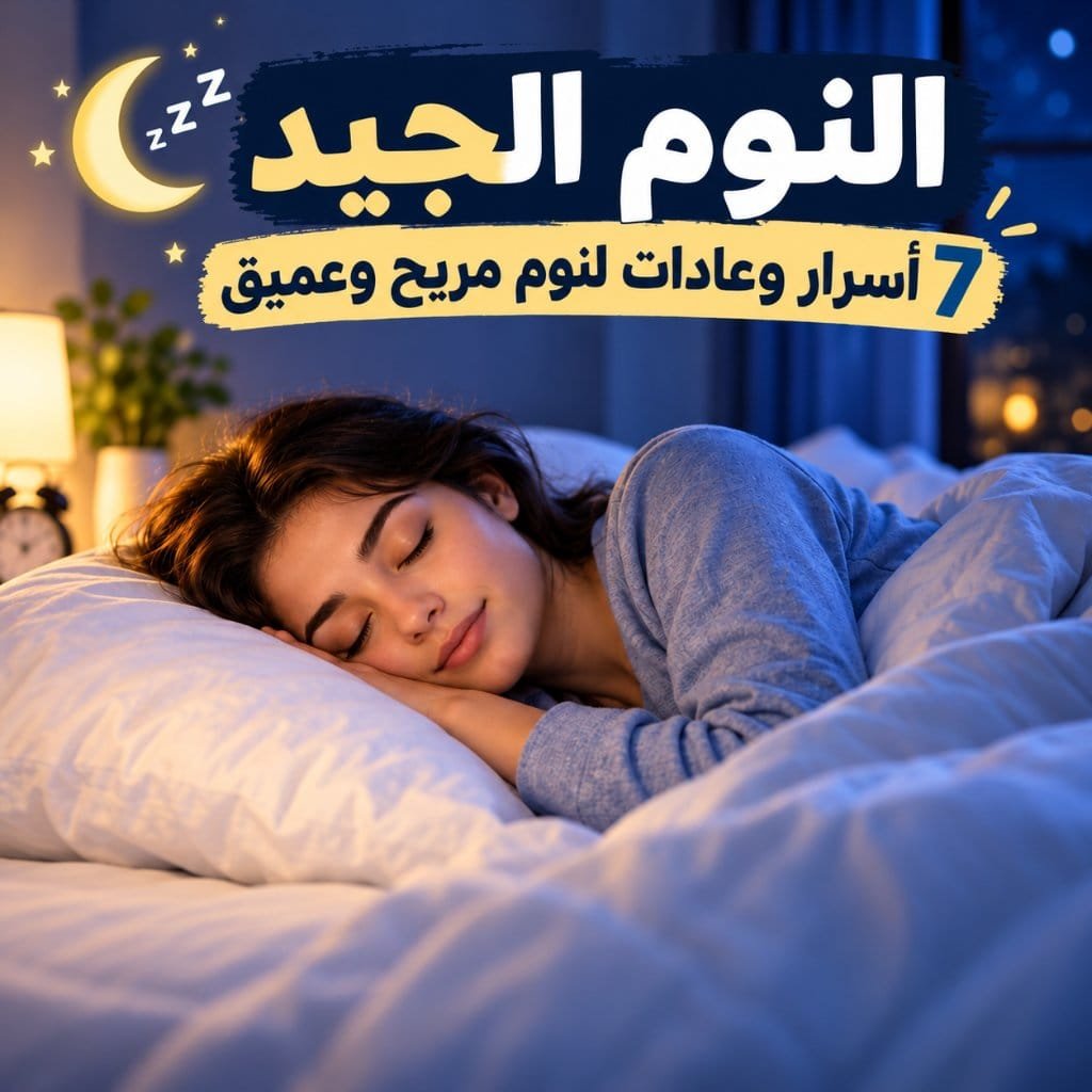 النوم الجيد: 7 أسرار وعادات لنوم مريح وعميق
