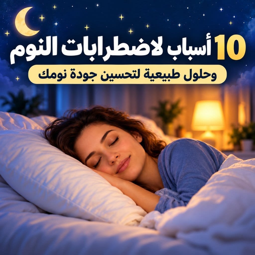 10 أسباب لاضطرابات النوم وحلول طبيعية لتحسين جودة نومك