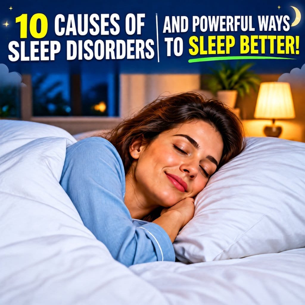 10 causes of sleep disorders and powerful ways to sleep better