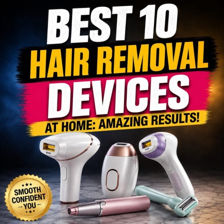 Best 10 hair removal devices for use at home