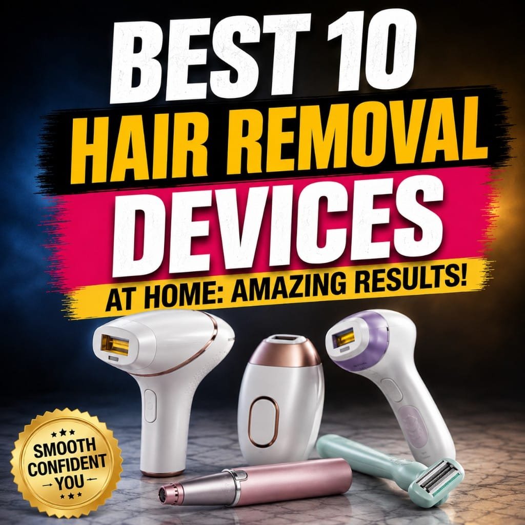 Best 10 hair removal devices for use at home