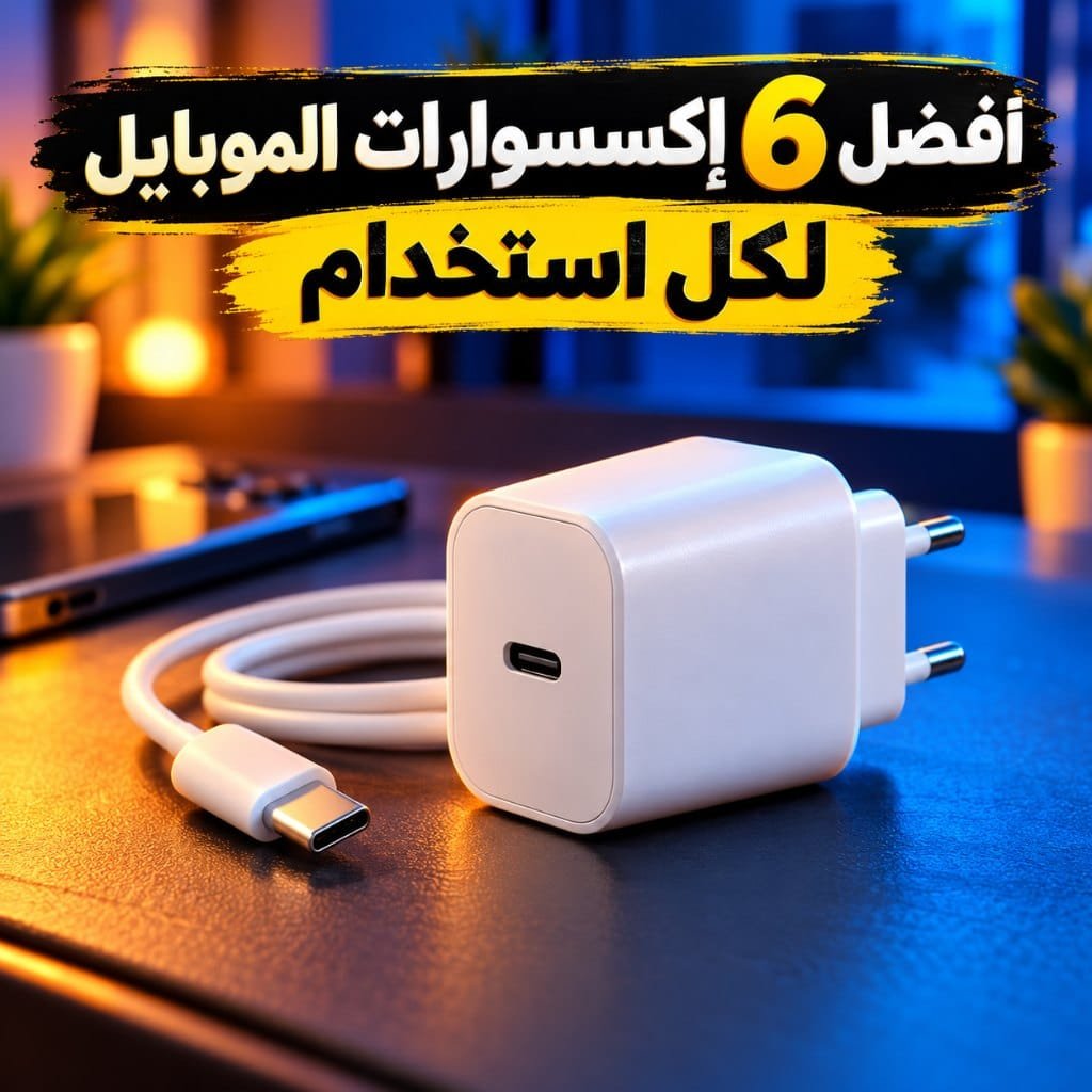 أفضل 6 إكسسوارات الموبايل لكل استخدام مع شاحن موبايل واحد.