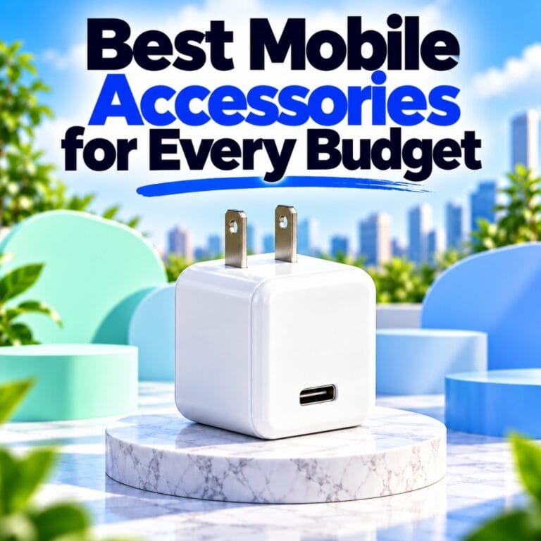Best mobile accessories for every budget featuring one premium smartphone charger.