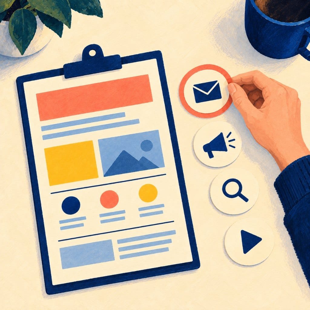 Digital marketing courses exercise: a campaign brief with one channel chosen