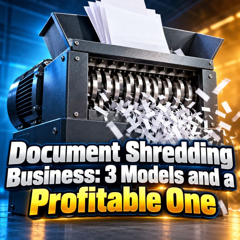 Document shredding business: industrial shredder for the 3 models guide