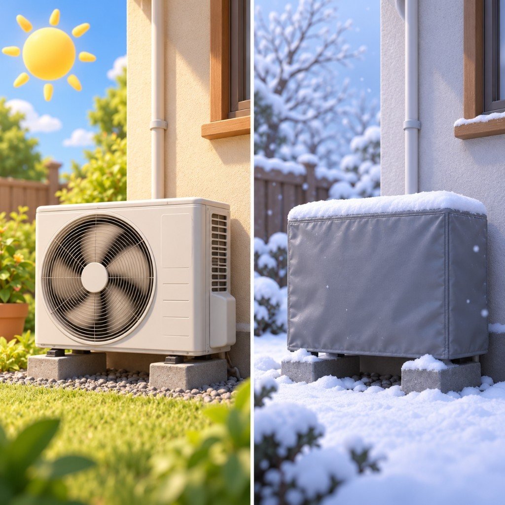 Summer and winter demand for an AC cleaning business