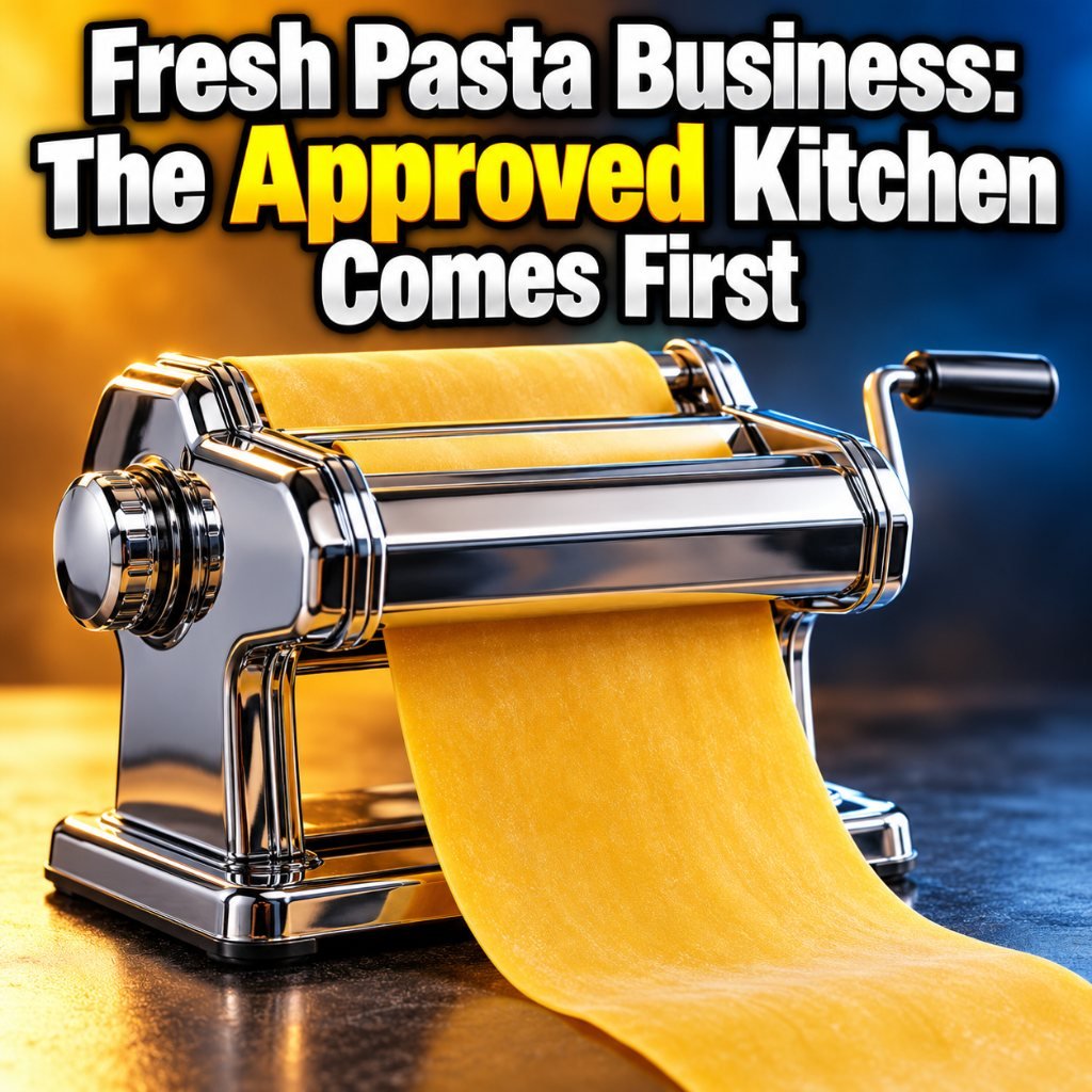 Fresh pasta business: roller pasta machine for the approved kitchen guide