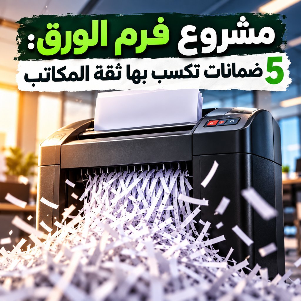 آلة فرم ورق مكتبية في مشروع فرم الورق